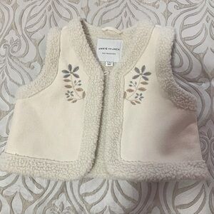Janie and jack girl vest size 5-6